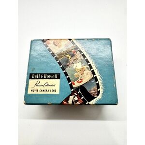 Vintage Bell & Howell 2.5x Telephoto Attachment Movie Camera Lens with Box
